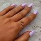 Gold Wave Ring Adjustable