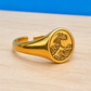 Kanagawa Wave Signet Ring Silver