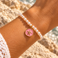 Pink Starfish Pearl Bracelet Gold (NEW)