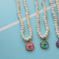 Blue Starfish Pearl Necklace Gold (NEW)