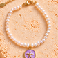 Pink Starfish Pearl Bracelet Gold (NEW)