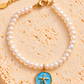 Pink Starfish Pearl Bracelet Gold (NEW)