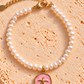 Pink Starfish Pearl Bracelet Gold (NEW)