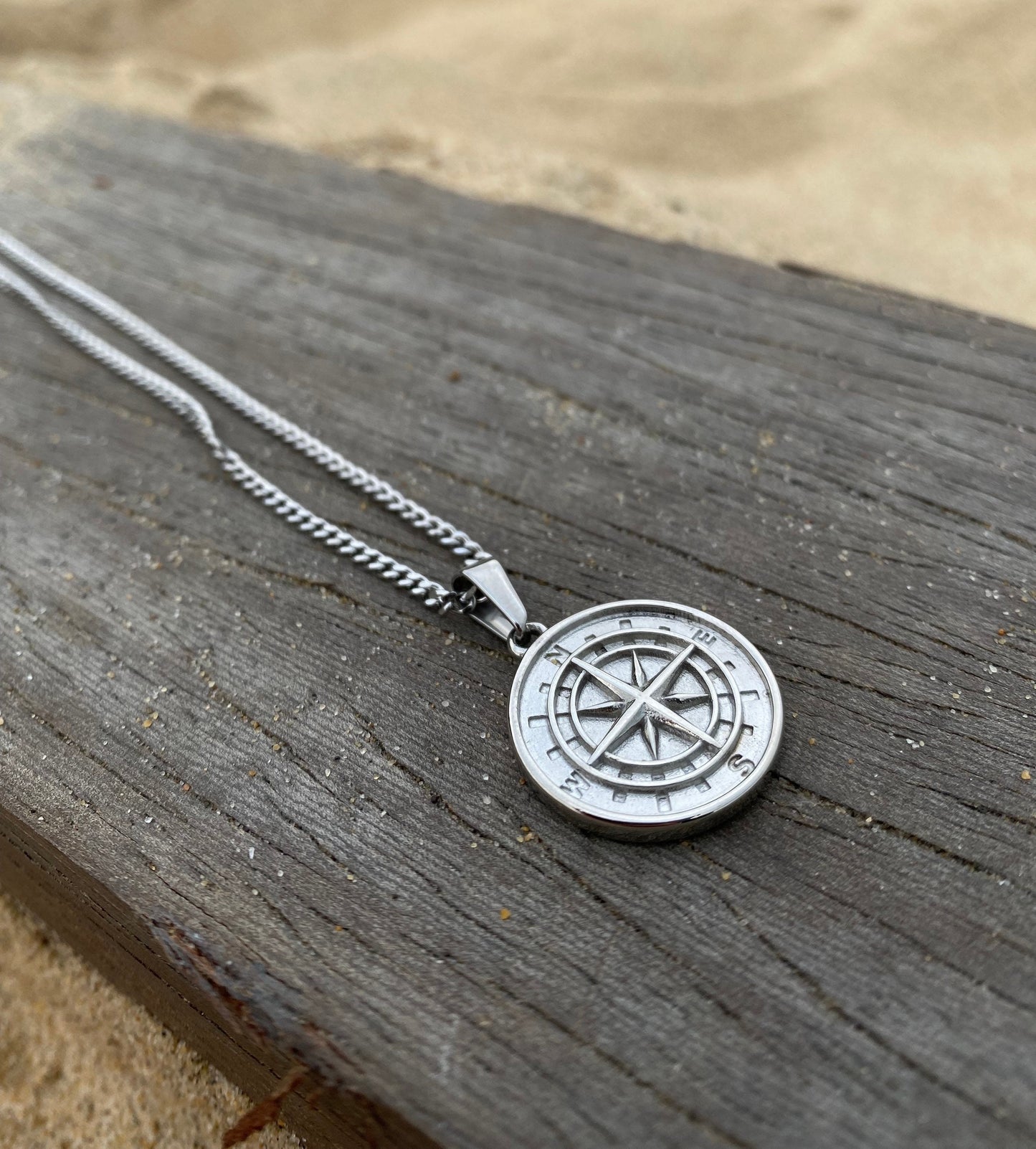 Gold Compass Pendant