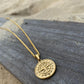 Gold Compass Pendant