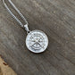 Silver Compass Pendant