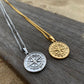 Silver Compass Pendant