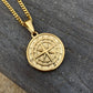 Silver Compass Pendant