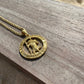 Gold Saint Christopher Pendant