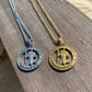 Gold Saint Christopher Pendant