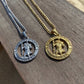 Gold Saint Christopher Pendant