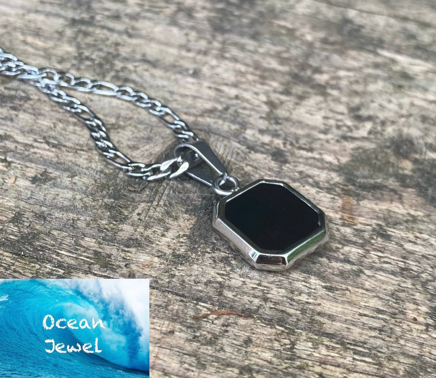 Black Onyx Stone Pendant