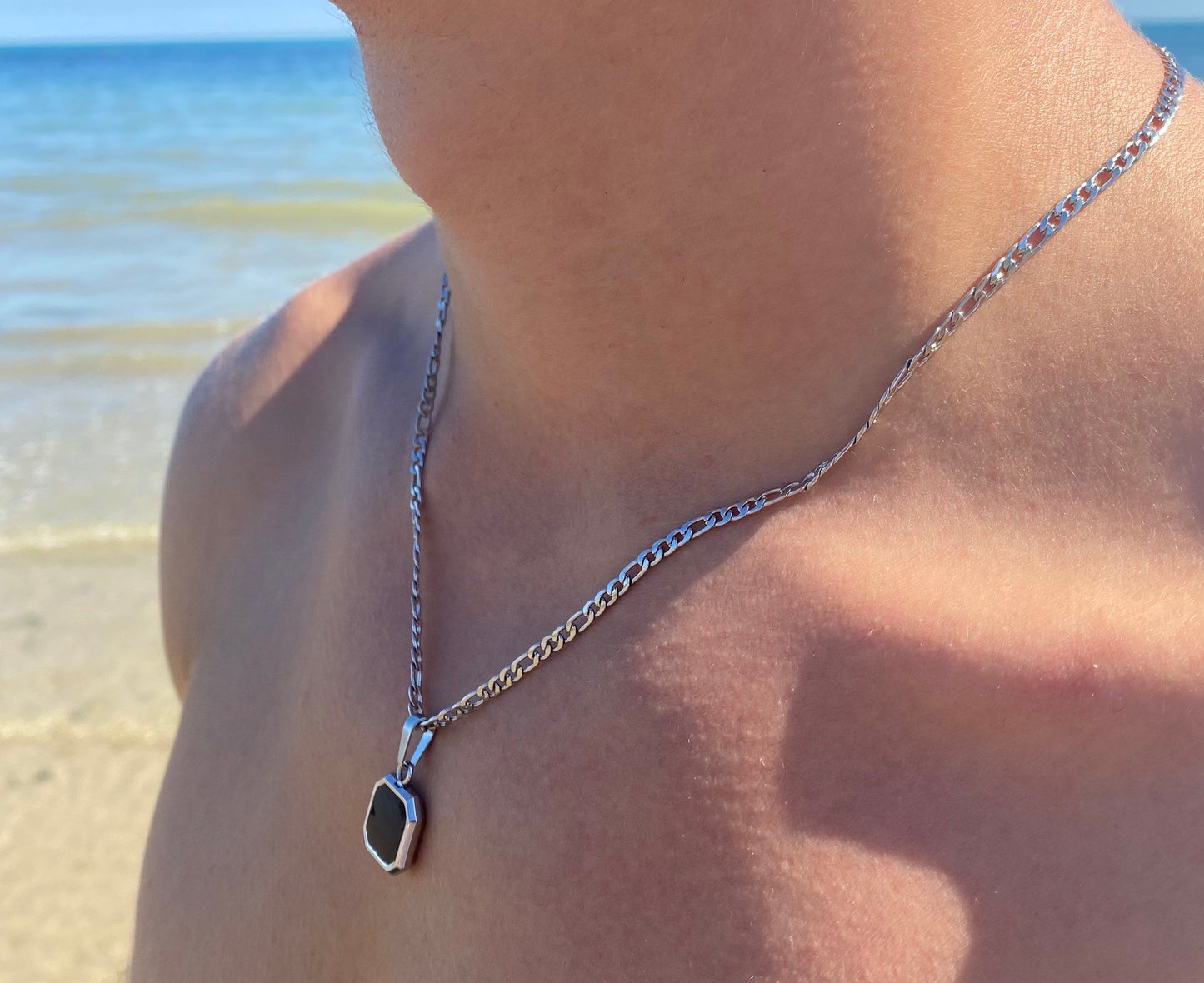 Black Onyx Stone Pendant