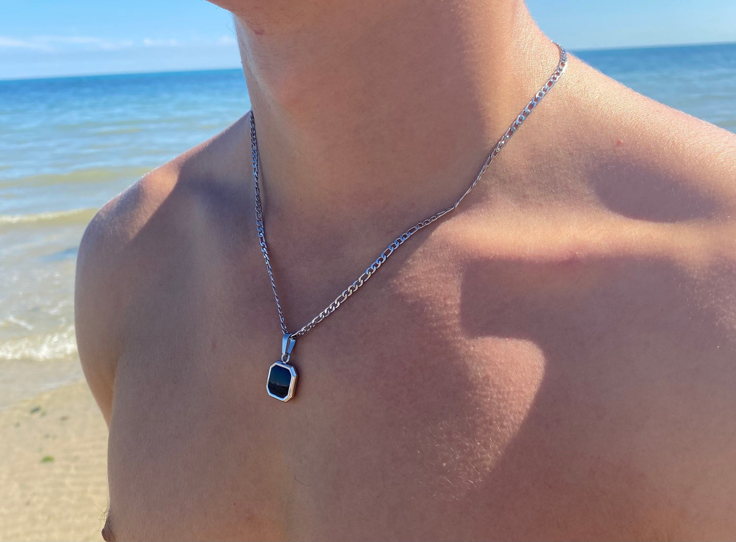 Black Onyx Stone Pendant