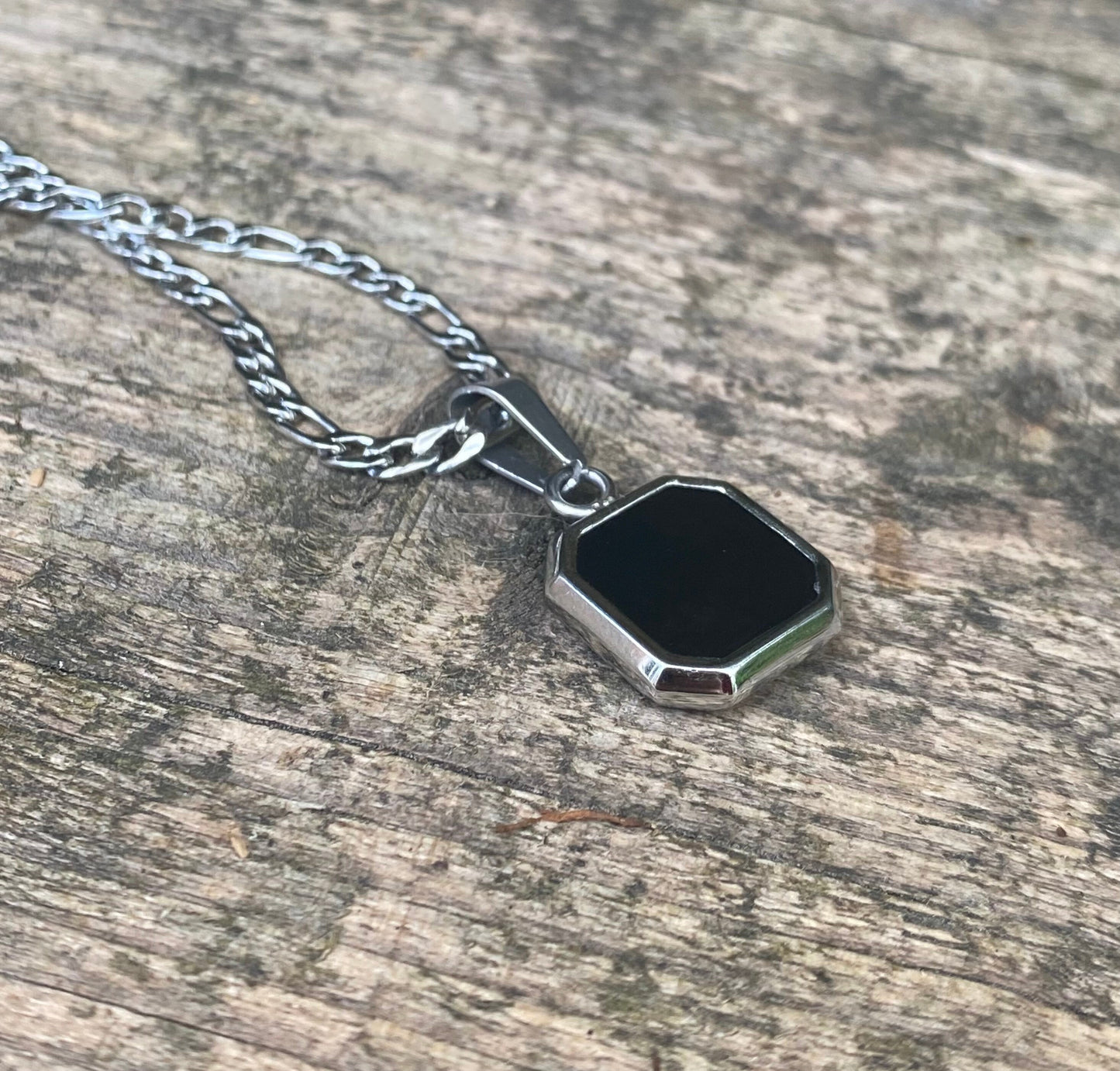 Black Onyx Stone Pendant