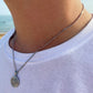 Silver Compass Pendant
