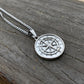 Gold North Star Compass Necklace 2 Chain Set