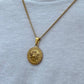 Gold Medusa pendant