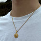Gold Medusa pendant