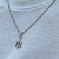 Silver Trident Pendant