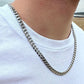 Silver Miami Cuban Chain 6mm