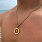 Silver North Star Compass Pendant
