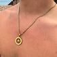 Silver North Star Compass Pendant