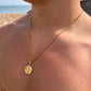 Gold North Star Compass Necklace 2 Chain Set