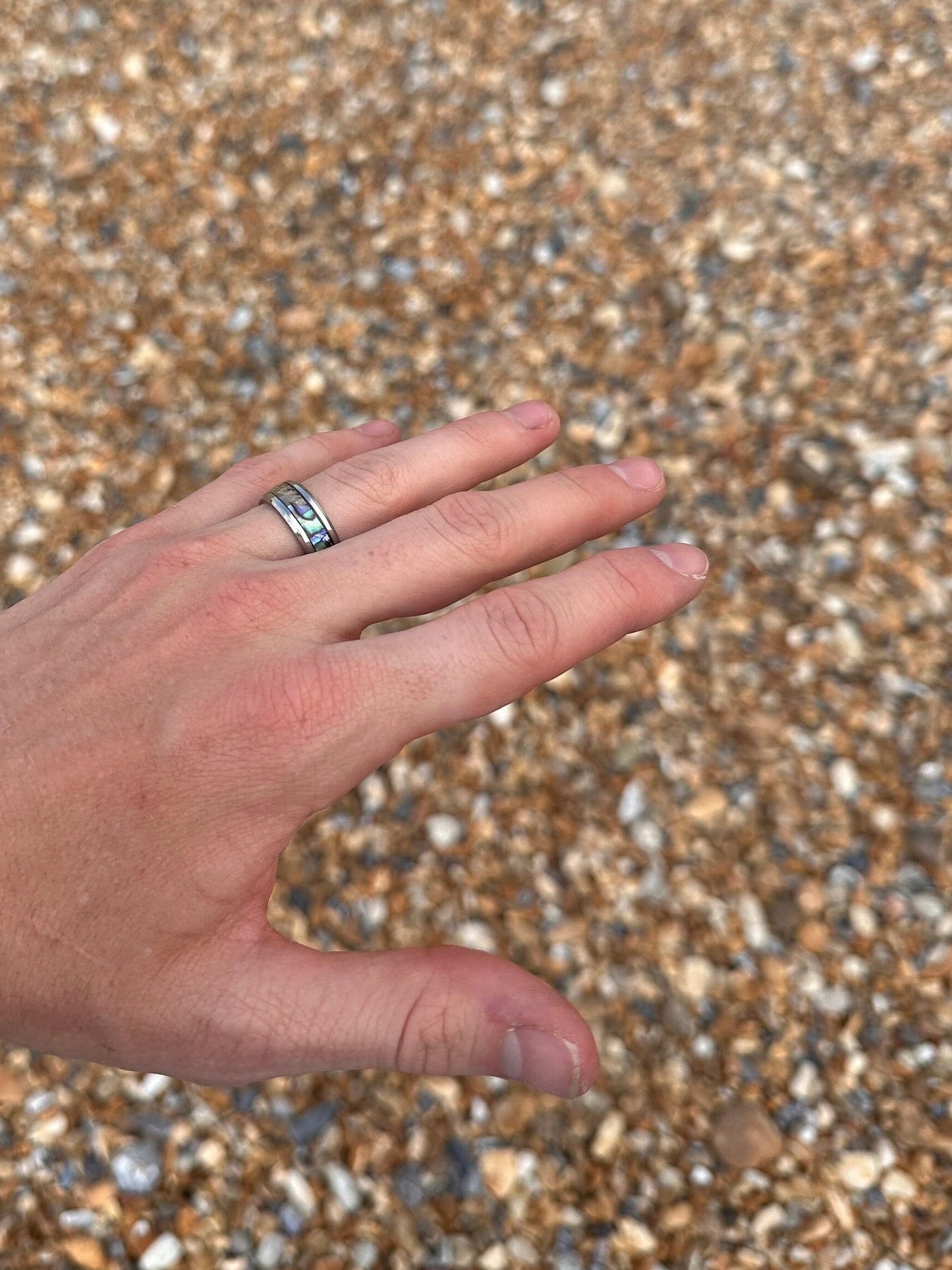 Opal Shell Surfer Ring